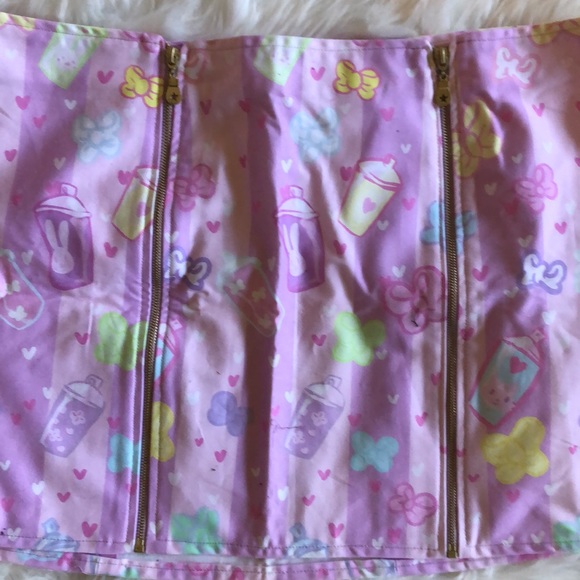 NWOT Kawaii Harajuku Pastel Goth. Anime Yamikawa Plus size mini skirt - Picture 4 of 8